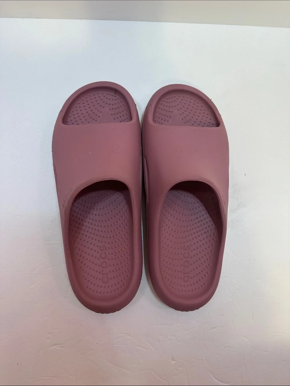 Crocs Mauve Slide Sandals Size 9